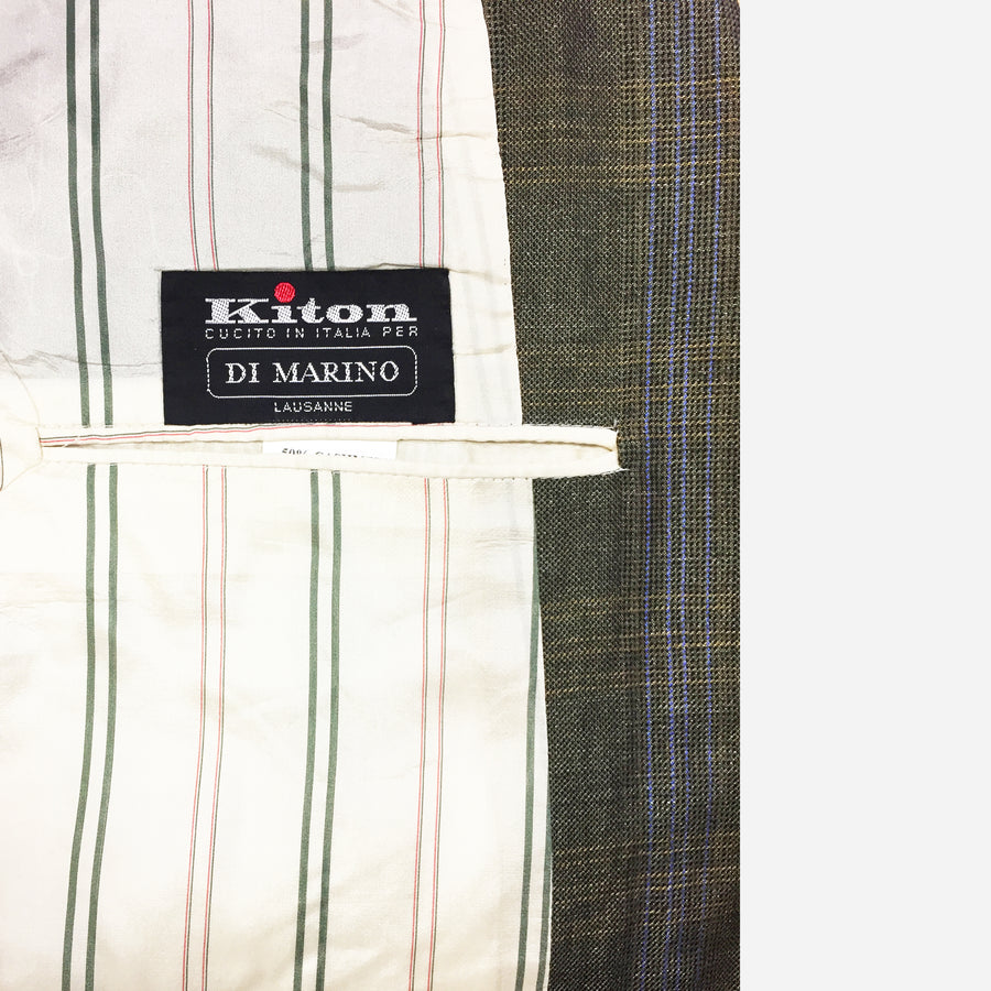 Kiton Cashmere Linen Jacket <br> Size 40 UK