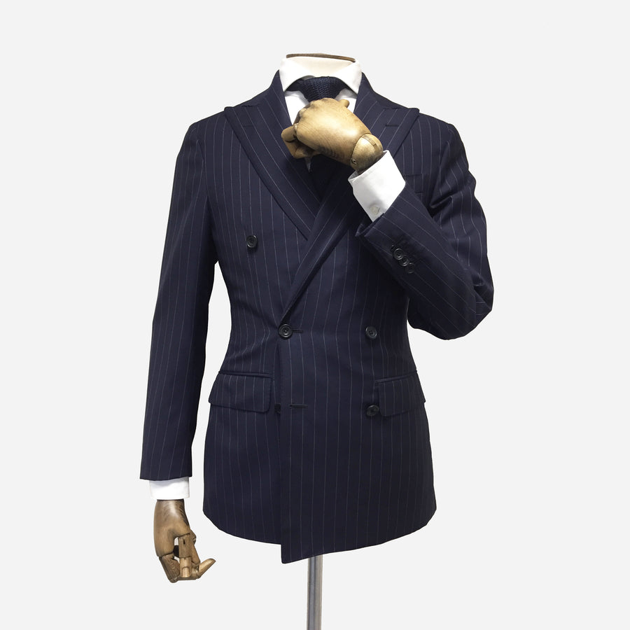 Thom Sweeney Pinstripe Suit <br> Size 34 UK