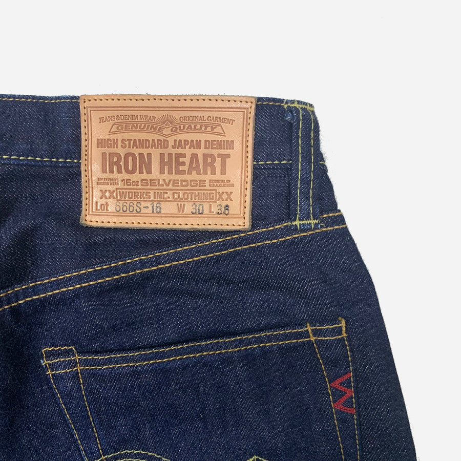 Iron Heart 16oz Denim Jeans <br> Waist 30