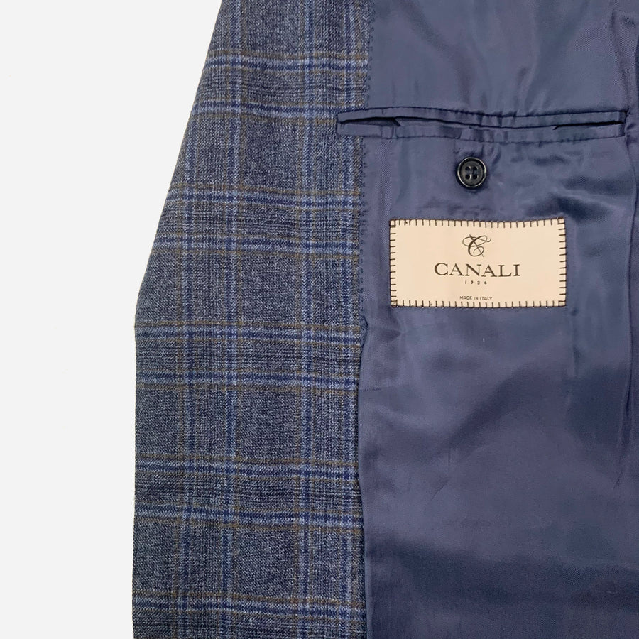 Canali Check Jacket <br> Size 40 UK