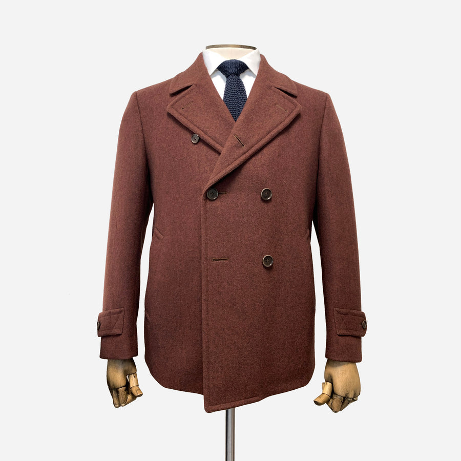 Canali Wool Pea Coat <br> Size 46 UK