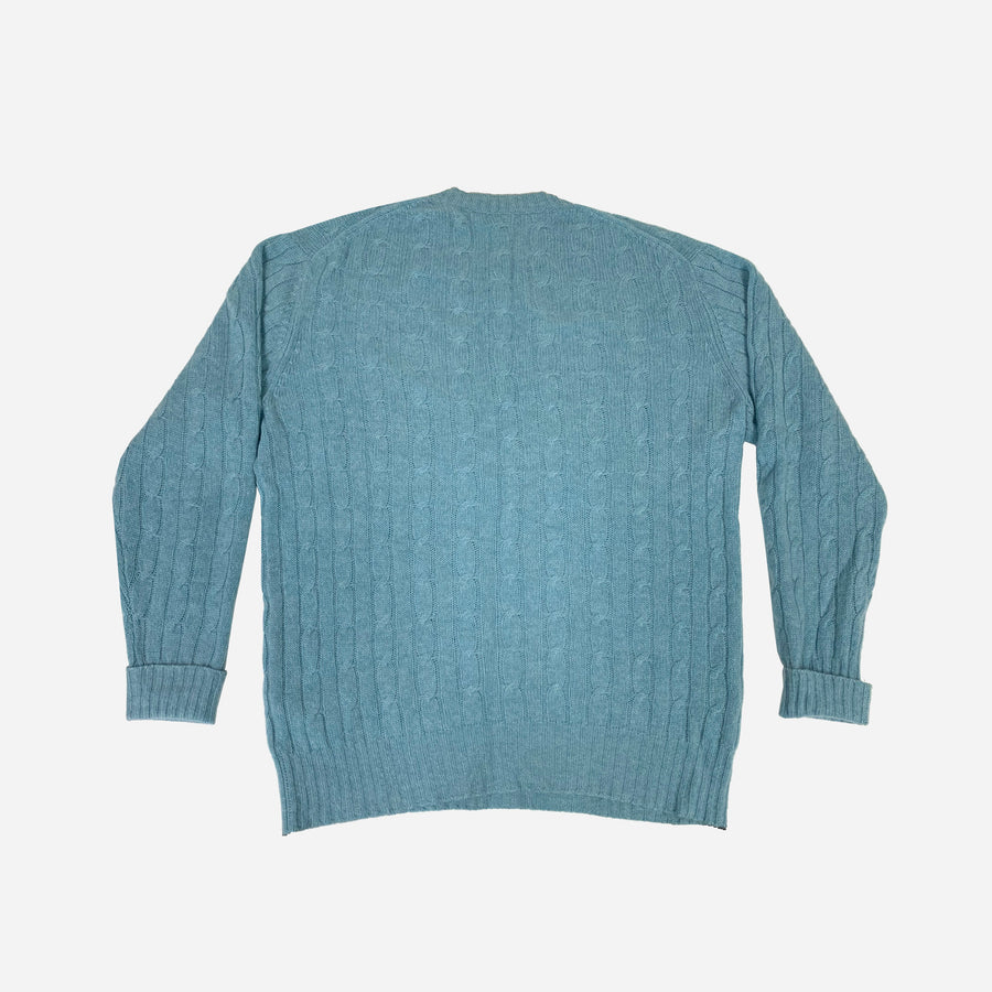 N. Peal Cable Cashmere Jumper <br> Size XL